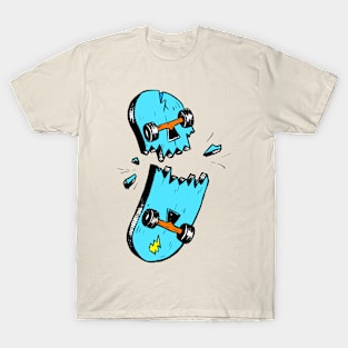 Skateboard skull T-Shirt